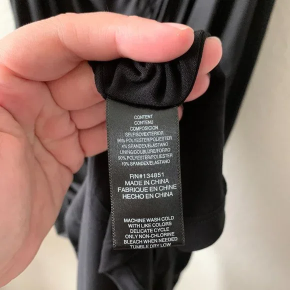 WAYF Rigby Ruched Midi Dress in Black - Picture 7 of 11